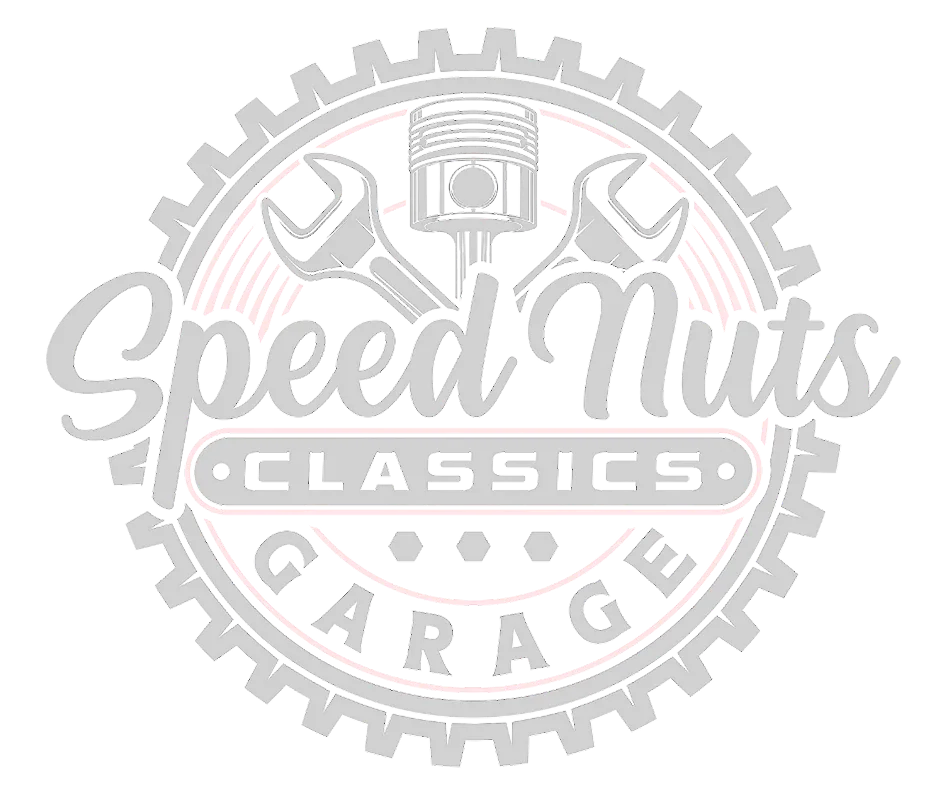 speed nuts garage logo light